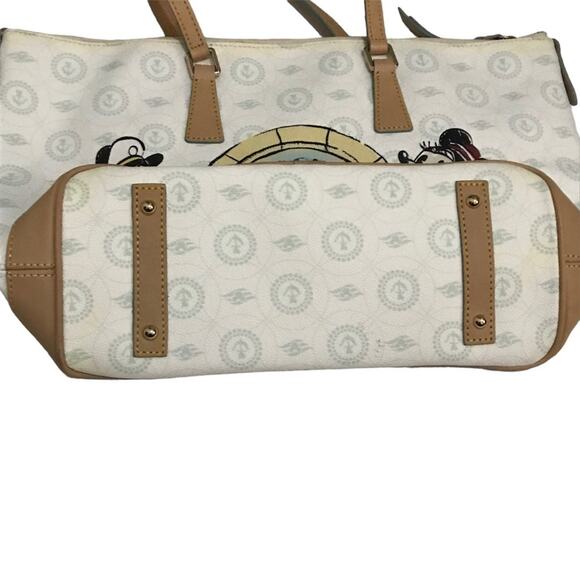 Disney Cruise Line Dooney & Bourke port hole Zip Top shopper Tote Bag - Picture 12 of 13